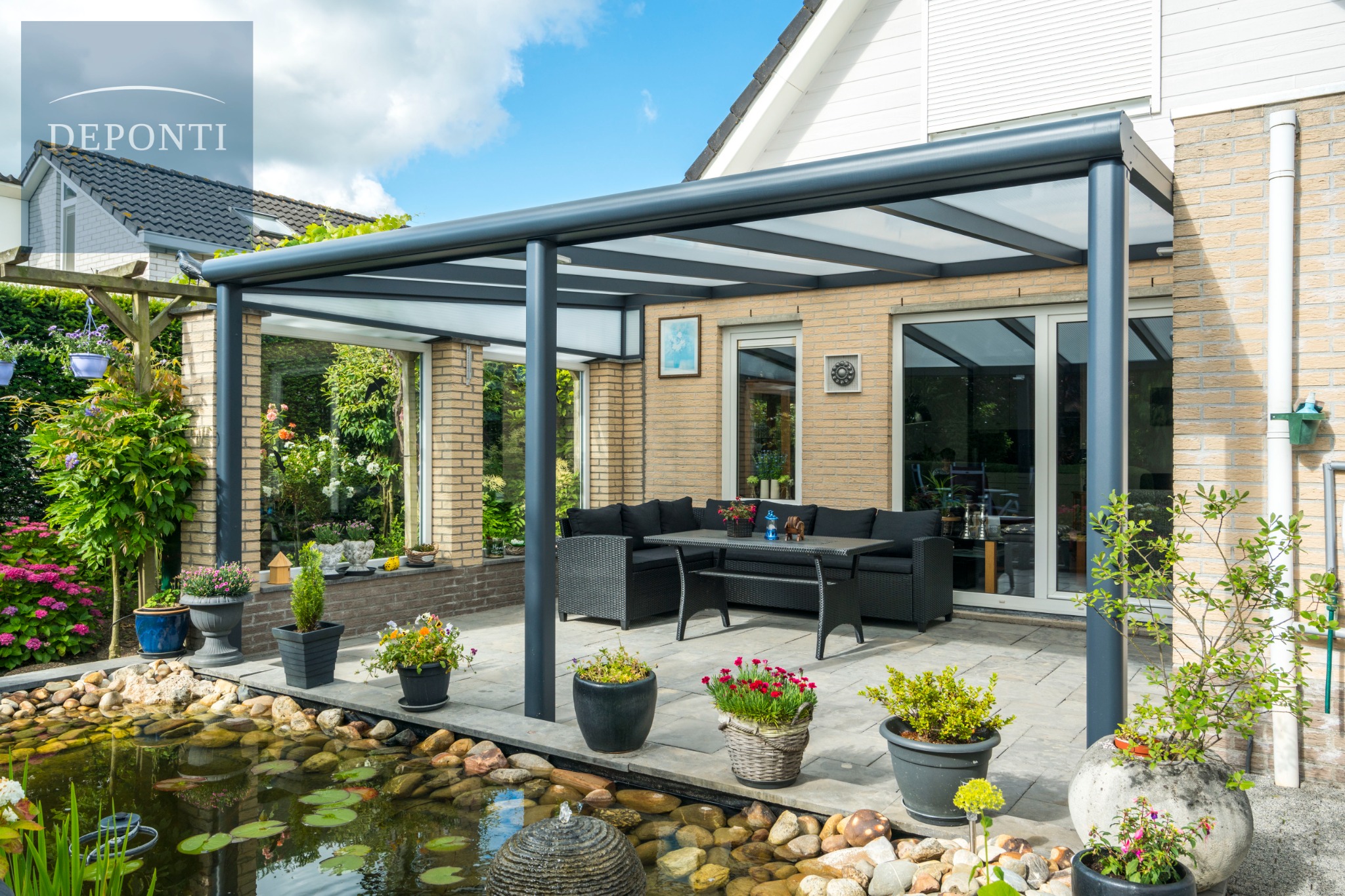Deponti aluminium canopy